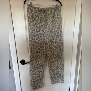 Cozy Leopard Print Pajama Pants